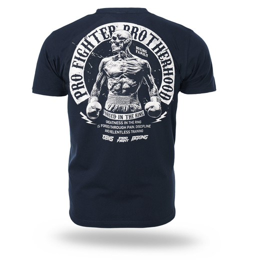 Koszulka T-shirt Dobermans Aggressive "PRO FIGHTER TS414" - granatowa