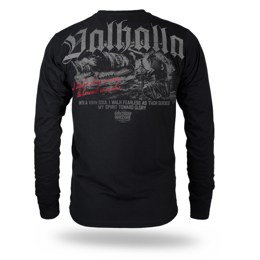 Longsleeve Dobermans Aggressive "VALHALLA III LS400" - czarny