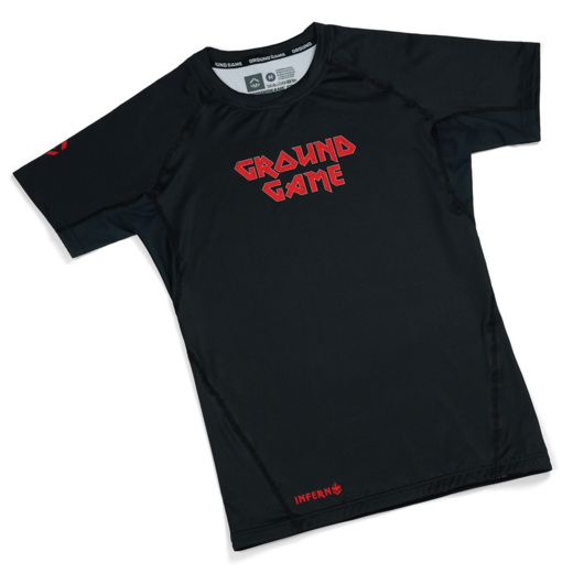 Rashguard GROUND GAME "INFERNO" krótki rękaw