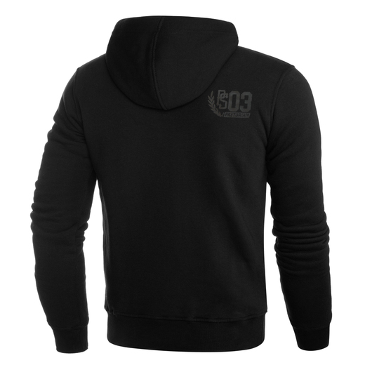 Bluza z kapturem Pretorian "Side" - czarny/czarny
