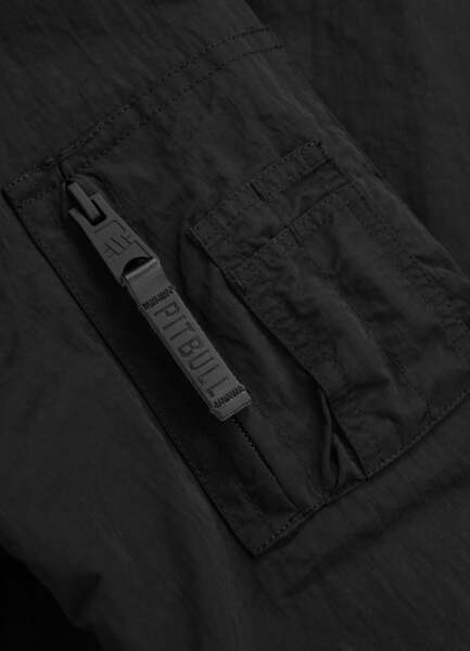 Men&#39;s transitional jacket with hood PIT BULL &quot;STEIN&quot; - burgundy