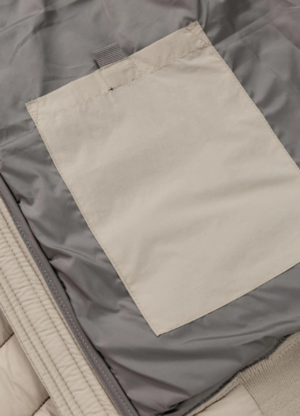 Kurtka zimowa PIT BULL pikowana "NAYLOR" - piaskowy