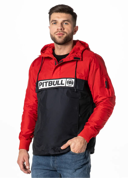 Spring jacket PIT BULL &quot;Two-Color Loring&quot; &#39;23 - red