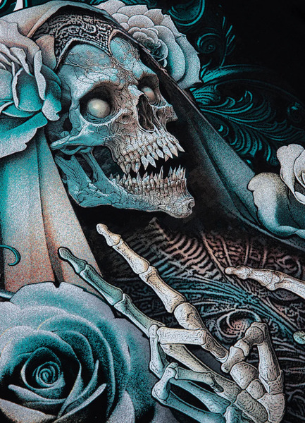 Koszulka PIT BULL "Santa Muerte 24" - czarna