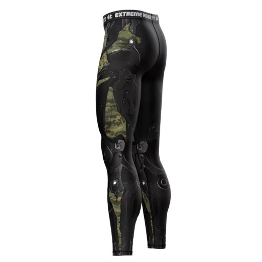  Legginsy męskie Extreme Hobby | IRON FORCE - camo
