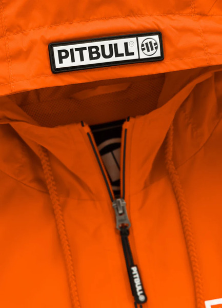 Kurtka wiosenna PIT BULL "Athletic Logo" '23 - pomarańczowa