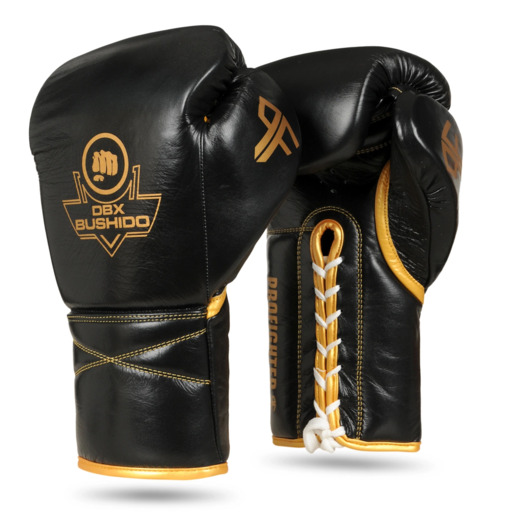 Wiązane rękawice Bushido wielowarstwowe "ProFighter Gold" - Legacy Series