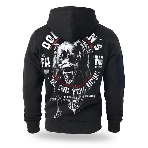 Dobermans Aggressive "BIGDOG BZ406" Zip-Up Hoodie - Black