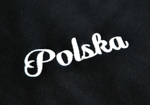 Bluza rozpinana Aquila "Polska" - czarna