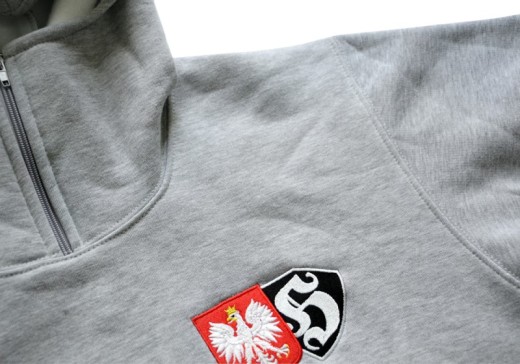 Aquila ninja sweatshirt &quot;Polish Hooligans&quot; - gray