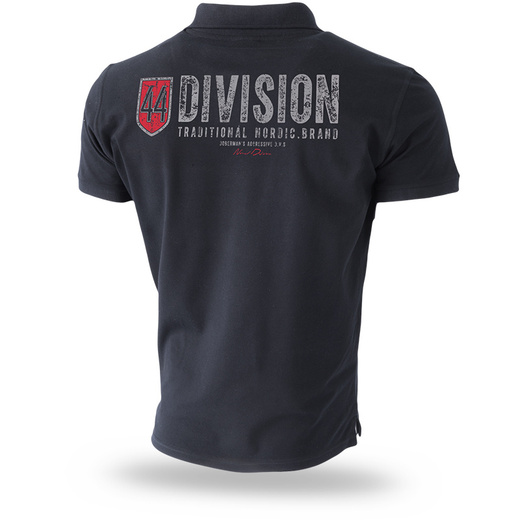 Polo Koszulka Dobermans Aggressive "DIVISION 44" TSP93 - czarna