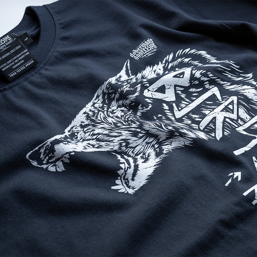 Longsleeve Dobermans Aggressive "Berserker" LS345 - granatowy