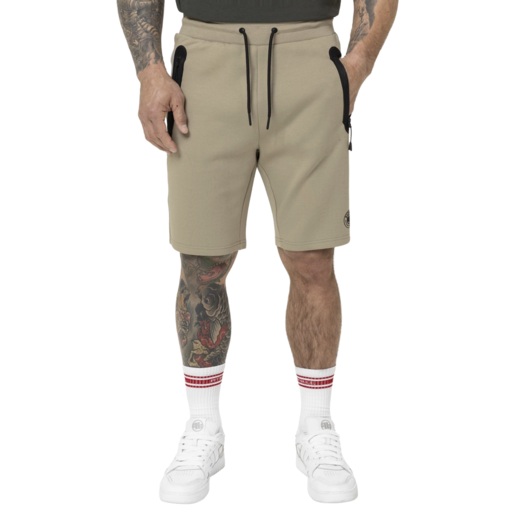 Szorty dresowe męskie PIT BULL "DOGWOOD" - ciemny piaskowy