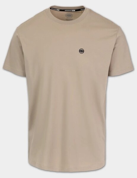 Koszulka męska PIT BULL Coolmax "SCOTT" - ciemny piaskowy