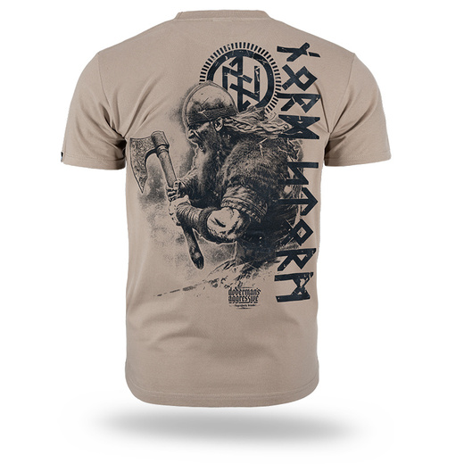 Koszulka T-shirt Dobermans Aggressive "VIKING REACTION" TS368H - beżowa