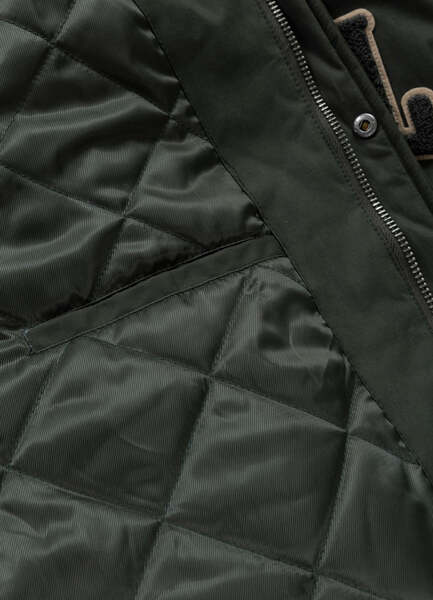 Kurtka przejściowa bejsbolówka PIT BULL "RADFORD" - ciemny zielony