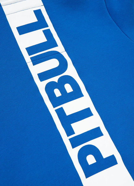 Bluza dziecięca rozpinana z kapturem PIT BULL Junior "HILLTOP" - royal blue