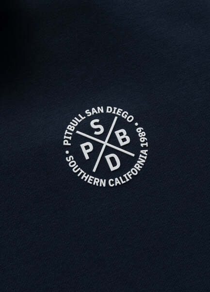 Bluza męska rozpinana PIT BULL "NEXUS" - granatowy