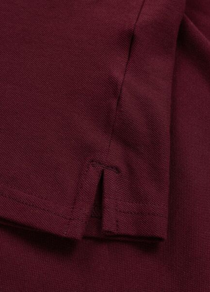 Koszulka Polo Pit Bull Pique Stripes Regular - bordowy