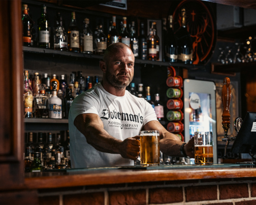 Koszulka T-shirt Dobermans Aggressive "Gothic TS326" - grafitowy