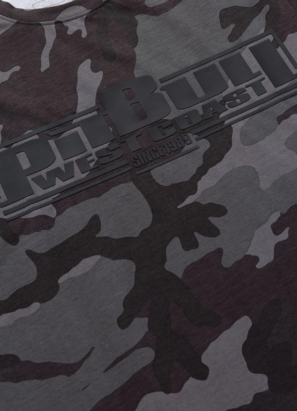 PIT BULL slim fit T-shirt "Classic Boxing" - all black camo