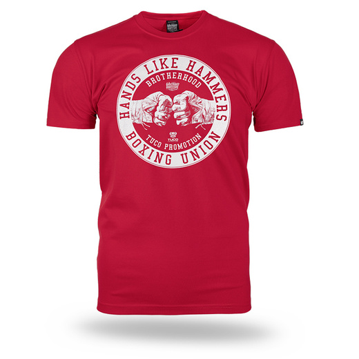 Koszulka T-shirt Dobermans Aggressive "BOXING UNION" TS385 - czerwona