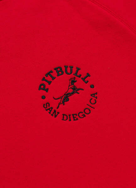 PIT BULL "SAN DIEGO CA" sweatshirt - red