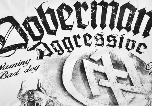 T-shirt Dobermans Aggressive &quot;Black Devil II TS198&quot; - white