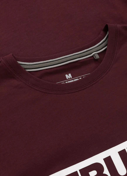 Koszulka PIT BULL "Hilltop" 170 - bordowy