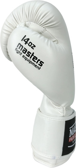 Rękawice bokserskie MASTERS RPU-WHITE