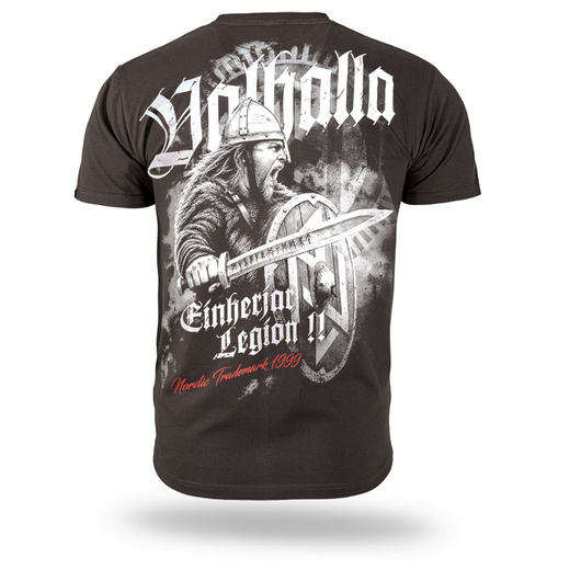 Koszulka T-shirt Dobermans Aggressive "EINHERJAR LEGION TS421" - brązowa