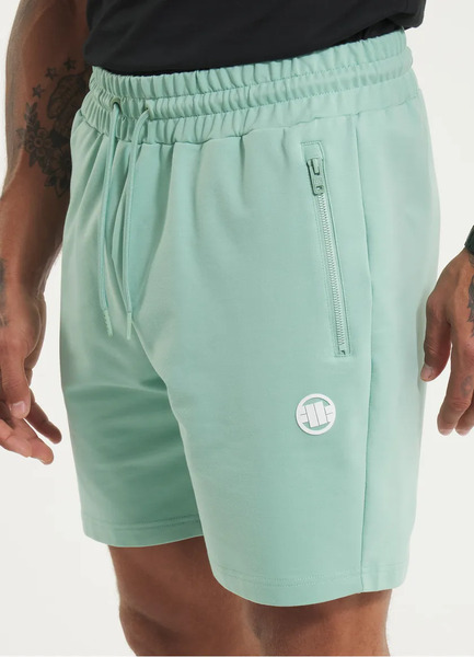 Spodenki szorty dresowe PIT BULL "NUGGET" - miętowe