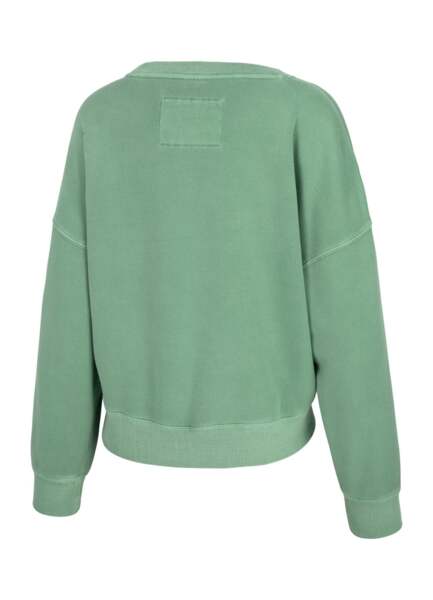 WASHED PIT BULL &quot;MANZANITA&quot; women&#39;s sweatshirt - green