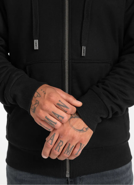 Hooded zip PIT BULL &quot;Sherpa Ruffin&quot; &#39;21 - black / black