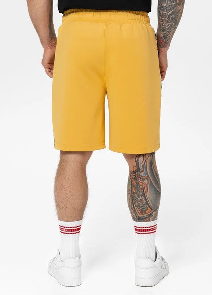 Spodenki szorty dresowe PIT BULL "POWERS" - żółte
