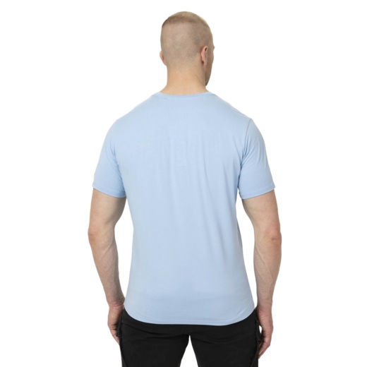 Koszulka męska PIT BULL Slim Fit "MINIMAL" - błękitny