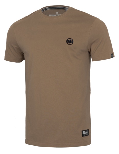 PIT BULL 170 "Small Logo" T-shirt - coyote brown