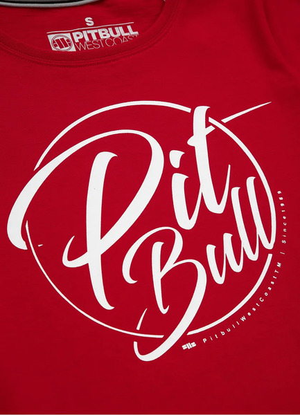 Koszulka damska PIT BULL "PB Inside"  - czerwona
