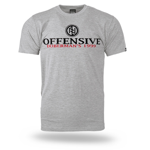 Koszulka T-shirt Dobermans Aggressive "OFFENSIVE 99 TS402" - szara