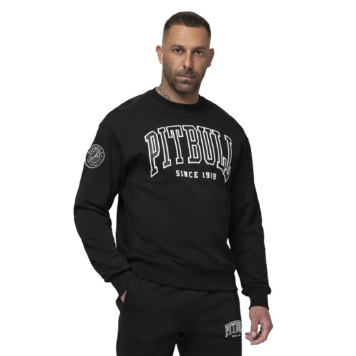 PIT BULL "BADGER" sweatshirt - black