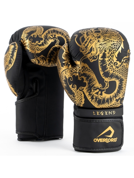 Overlord &quot;Legend&quot; boxing gloves - black/gold