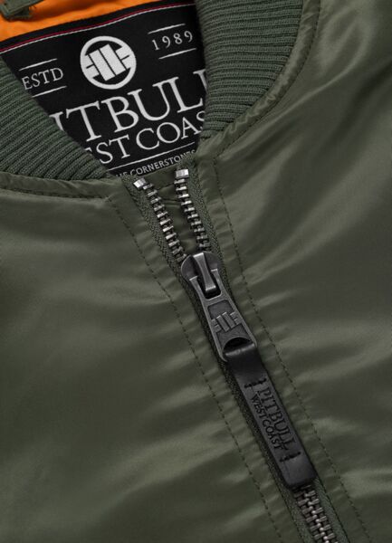 Kurtka bomberka przejściowa PIT BULL "MA-1 AKRON" - oliwkowy