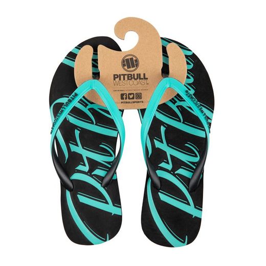 Women&#39;s flip-flops PIT BULL &quot;La Jefa&quot; - Turquoise