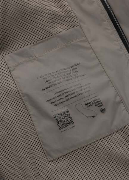 Kurtka przejściowa PIT BULL "Athletic Logo II" - jasny brązowy