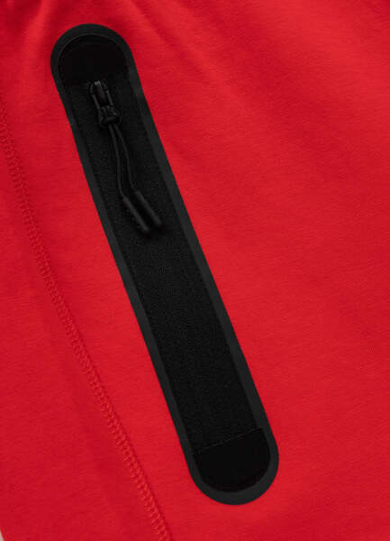 Szorty dresowe męskie PIT BULL "DOGWOOD" - czerwony