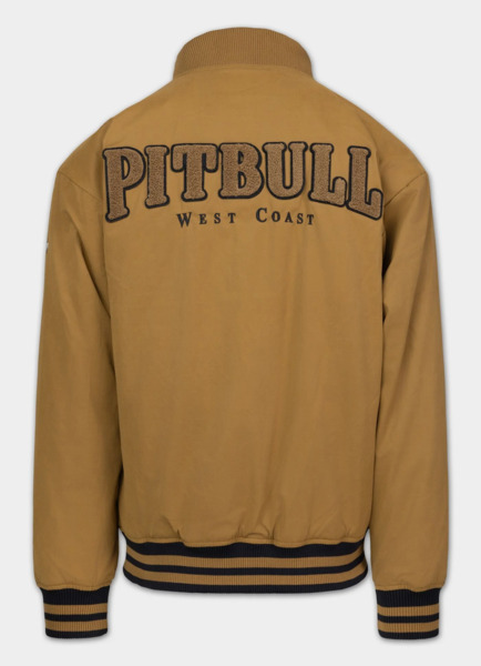 Kurtka przejściowa bejsbolówka PIT BULL "RADFORD" - miodowy