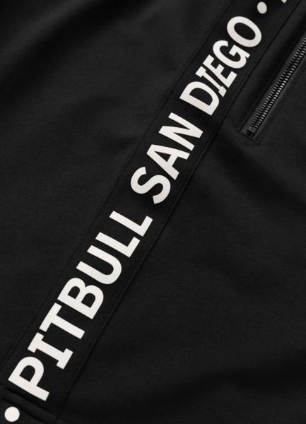 PIT BULL "TAPE PARKER" Men's Sweat Shorts - Black