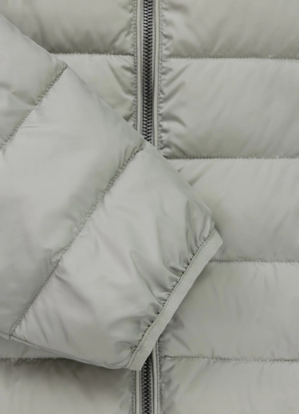 Kurtka zimowa PIT BULL pikowana z kapturem FOOTHILL - szałwiowy