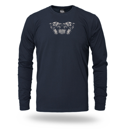 Longsleeve Dobermans Aggressive "MAD AS HELL" LS383 - granatowy