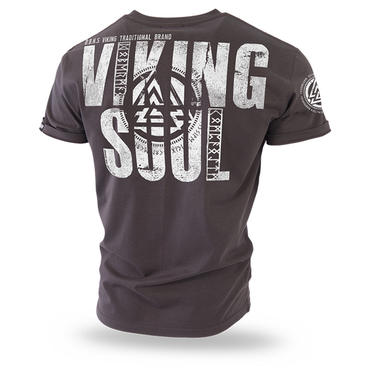 Koszulka T-shirt Dobermans Aggressive "Viking Soul TS211" - brązowa